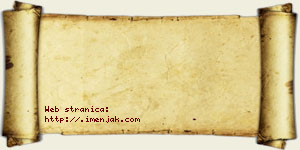 Sara Nešković vizit kartica